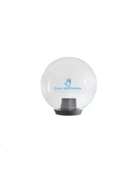 Esfera transparente d300 pmma e27 75w